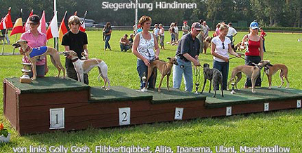 Siegerehrung Ipanema vom rauhen Meer